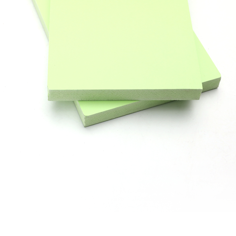 High Density 4'x8' Green color PVC spuma tabula sheet